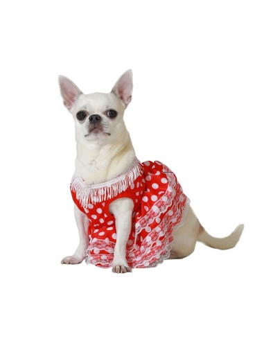 déguisement pour chien Taille L Danseuse de Flamenco