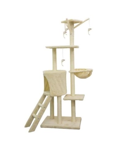 JIPSY Arbre a chat Beige - 79 x 34 x 138 cm - Beige