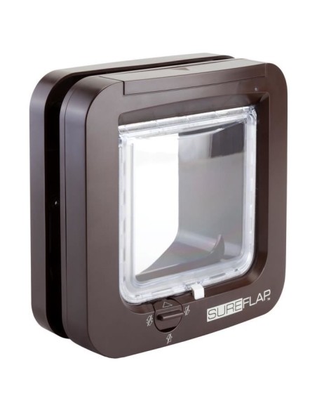 SUREFLAP Chatiere a puce électronique marron