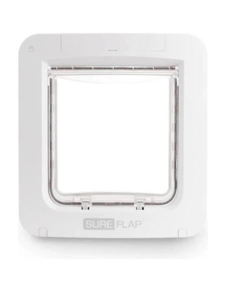 SUREFLAP Grande Chatiere a Puce électronique Connecté - Blanc - 178 mm x 170 mm (Livré sans le Hub)