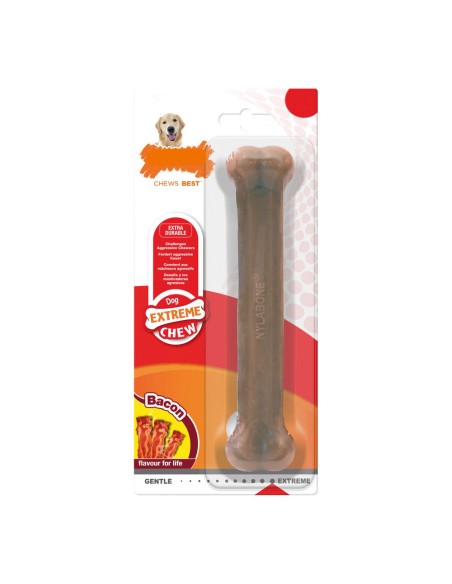 Jouet pour chien Nylabone Dura Chew Bacon Taille XL Nylon