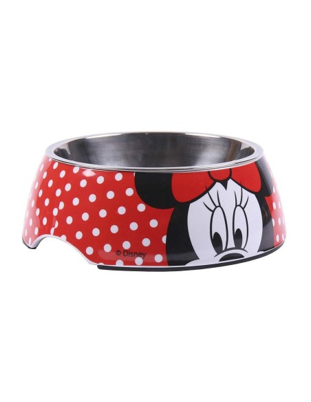 Mangeoire pour chiens Minnie Mouse Mélamine 410 ml Multicouleur Polyester Métal