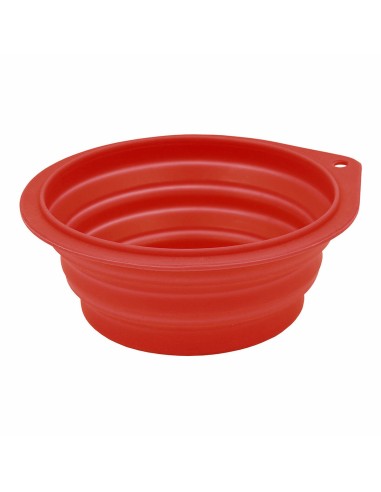 Gamelle Pliable pour Animaux Domestiques Nayeco Rouge Silicone 500 ml