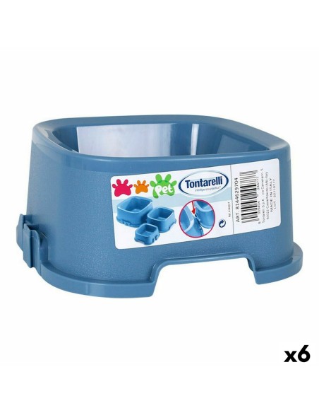 Mangeoir pour animaux Tontarelli Pet 21,5 x 21,5 x 9,4 cm (6 Unités)