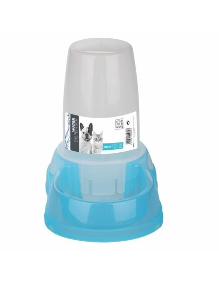 Distributeur d'eau MPETS Bleu Plastique 1,5 L