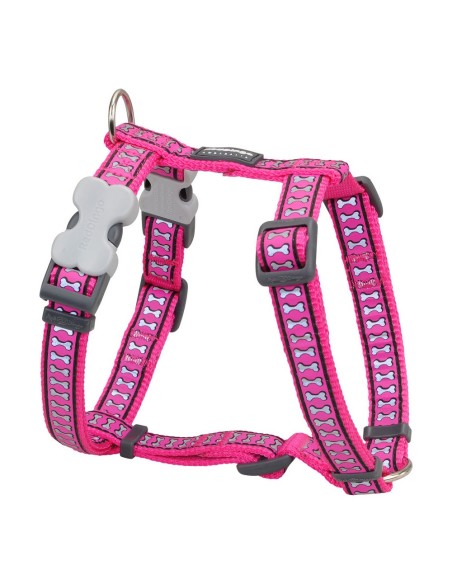 Harnais pour Chien Red Dingo Fuchsia Os Réfléchissant 37-61 cm