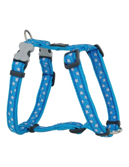 Harnais pour Chien Red Dingo Style Bleu Étoile 25-39 cm