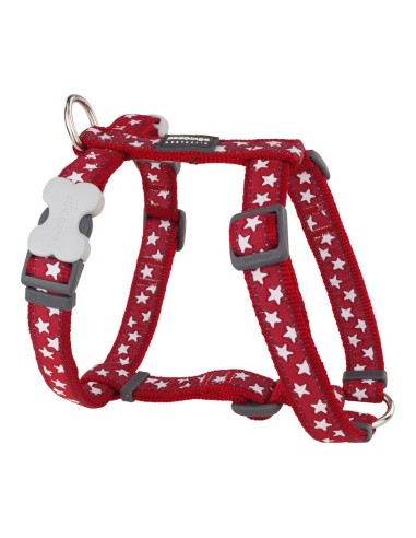 Harnais pour Chien Red Dingo Style Rouge Étoile 30-48 cm