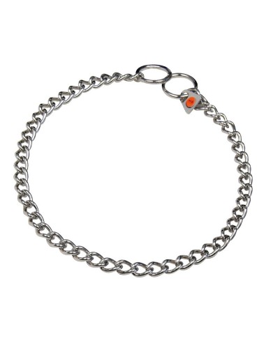 Collier pour Chien Hs Sprenger Argenté 2,5 mm Maillons Torsadé (45 cm)