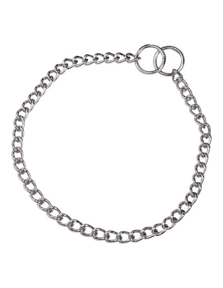 Collier pour Chien Hs Sprenger Argenté 2,5 mm Maillons Torsadé (50 cm)