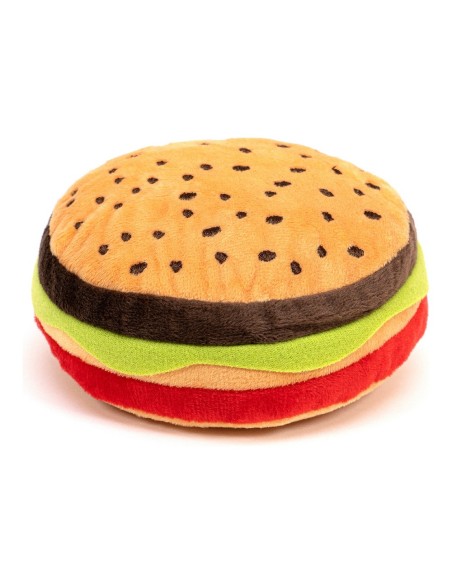 Jouet pour chien en peluche Gloria Hamburdog Hamburgers Polyester Feuille de Mousse