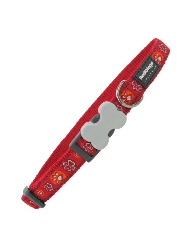 Collier pour Chien Red Dingo Empreinte d'animal (20-32 cm) (1,2 x 20-32 cm)