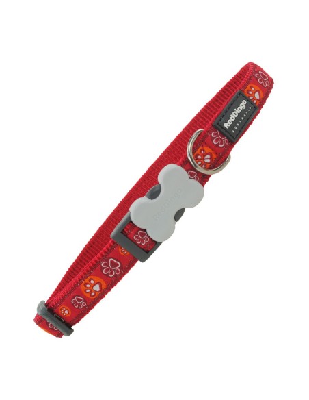 Collier pour Chien Red Dingo Empreinte d'animal (20-32 cm) (1,2 x 20-32 cm)