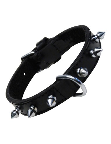 Collier pour Chien Gloria Noir Clous (30 cm)