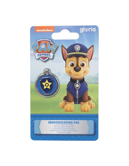 Plaque d'identification pour collier The Paw Patrol Chase Taille M