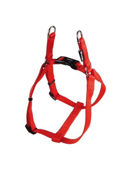 Harnais pour Chien Gloria Lisse Réglable 47-71 cm Rouge Taille M