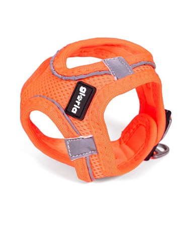 Harnais pour Chien Gloria Air Mesh Trek Star Réglable Orange Taille XXXS (18-20 cm)