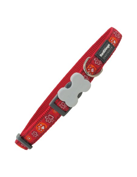 Collier pour Chien Red Dingo Empreinte d'animal (41-63 cm) (2,5 x 41-63 cm)