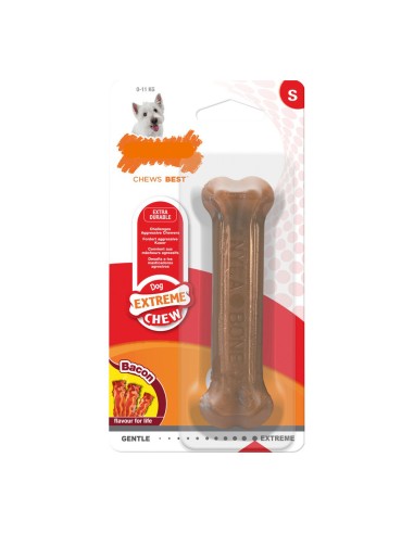 Jouet pour chien Nylabone Dura Chew Bacon Taille S Nylon