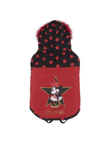 Manteau pour Chien Minnie Mouse Noir Rouge XXS