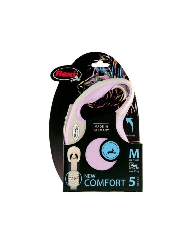 Laisse pour Chien Flexi New Comfort Rose Taille XS (3 m)