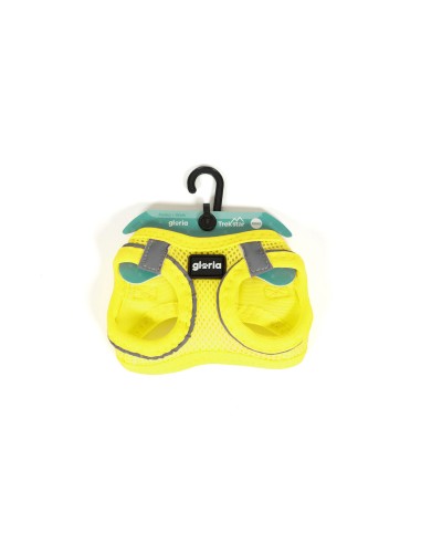 Harnais pour Chien Gloria Trek Star 32,8-35,4 cm 45-47 cm Jaune M