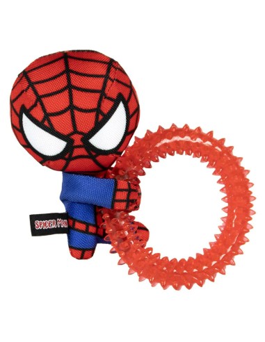 Jouet pour chien Spiderman   Rouge 100 % polyester