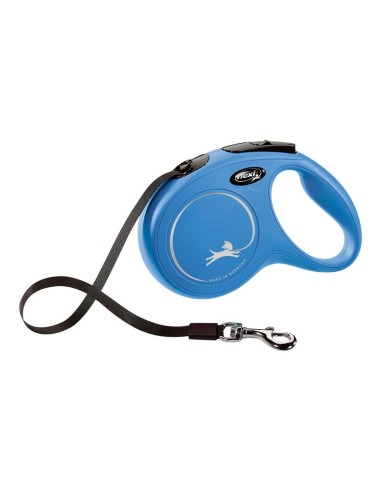 Laisse pour Chien Flexi New Classic 5m Bleu Taille L