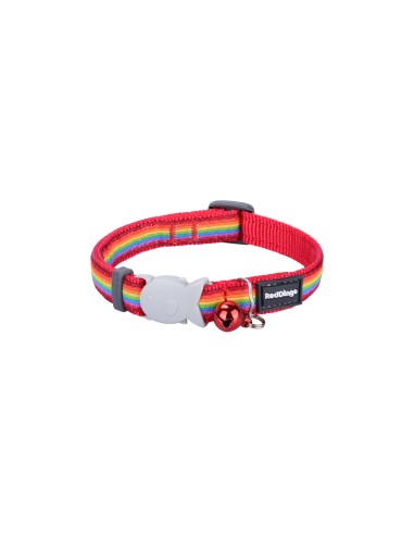 Collier pour chat Red Dingo Rainbow 20-32 cm Multicouleur