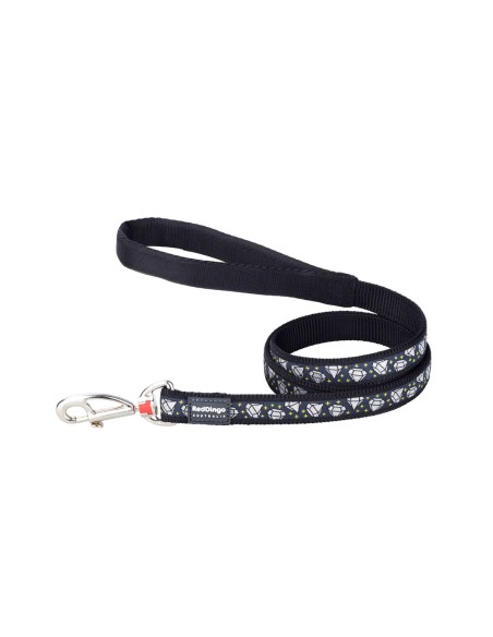 Laisse pour Chien Red Dingo Diamond 1,2 m Noir 1.2 x 120 cm