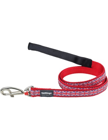 Laisse pour Chien Red Dingo Union Jack 1,2 m Rouge 1.2 x 120 cm