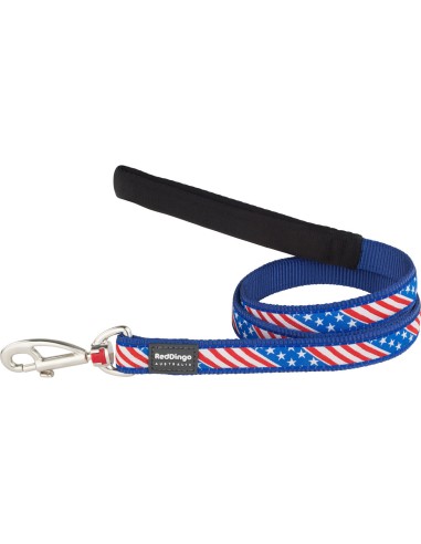 Laisse pour Chien Red Dingo US Flag 1,2 m Bleu 1.2 x 120 cm