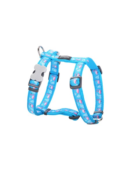 Harnais pour Chien Red Dingo Flamingo 25-39 cm Turquoise