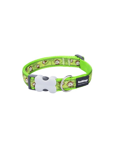 Collier pour Chien Red Dingo STYLE MONKEY LIME GREEN 15 mm x 24-36 cm