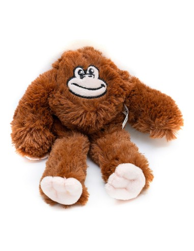 Jouet pour chien en peluche Gloria Mizaru Singe Marron Brown