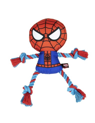 Jouet pour chien Spiderman Rouge 100 % polyester