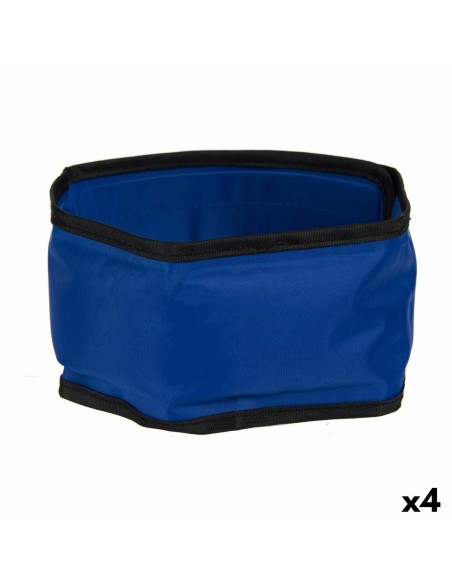 Collier pour Chien Bleu Noir PVC Gel 8 x 1 x 66 cm Réfrigérant (4 Unités)