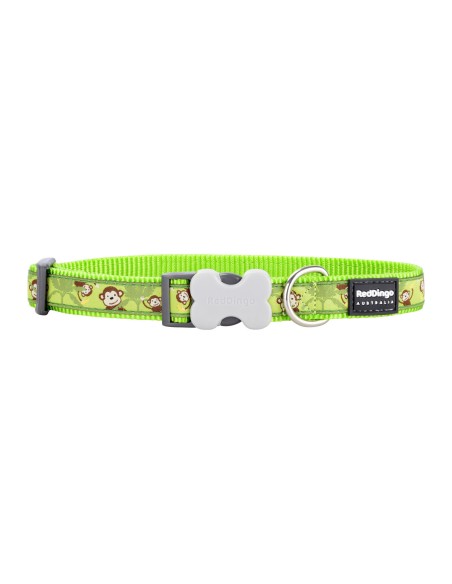 Collier pour Chien Red Dingo STYLE MONKEY LIME GREEN 31-47 cm