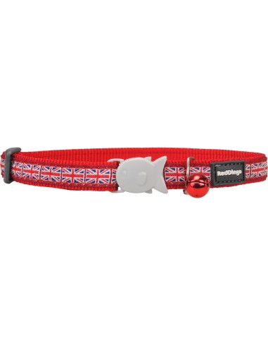 Collier pour Chien Red Dingo STYLE UNION JACK FLAG 31-47 cm