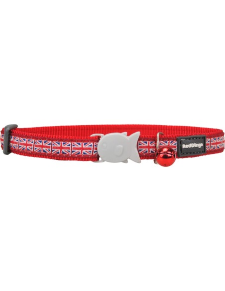 Collier pour Chien Red Dingo STYLE UNION JACK FLAG 31-47 cm