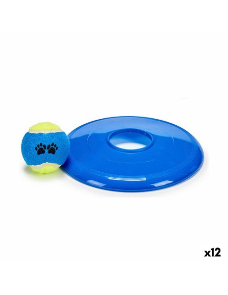 Ensemble de jouet pour Chiens Ballon Frisbee Caoutchouc polypropylène (12 Unités)