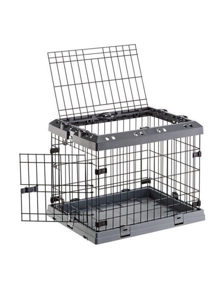 Cage Ferplast Superior Cage de Transport Noir Gris 58 x 55 x 77 cm