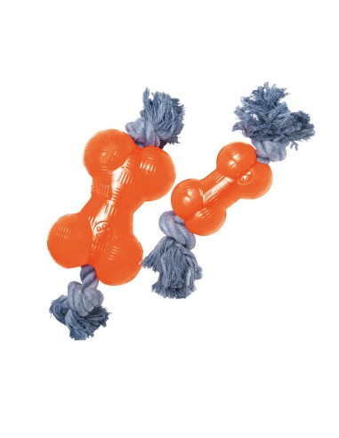 Jouet pour chien Gloria Os Orange S (9 cm)