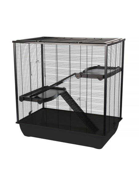 Cage INTER-ZOO G306ACTB Métal Plastique 80 x 80 x 48 cm