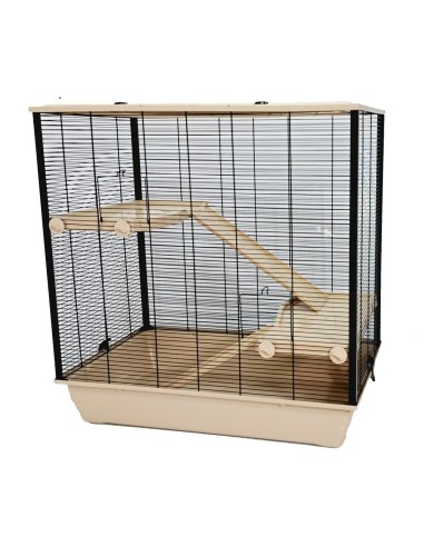 Cage INTER-ZOO G306ACTB Métal Plastique 80 x 80 x 48 cm