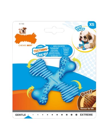 Jouet pour chien Nylabone Croix Nylon Veau Chiots Viande de bœuf