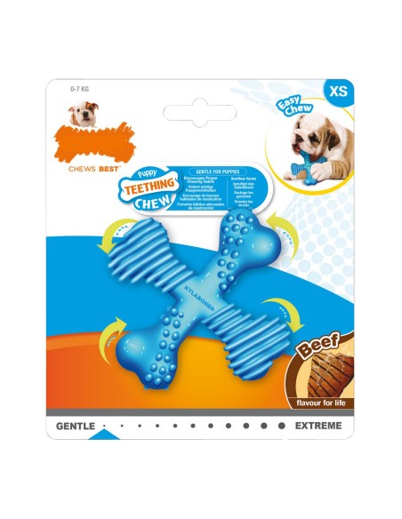 Jouet pour chien Nylabone Croix Nylon Veau Chiots Viande de bœuf