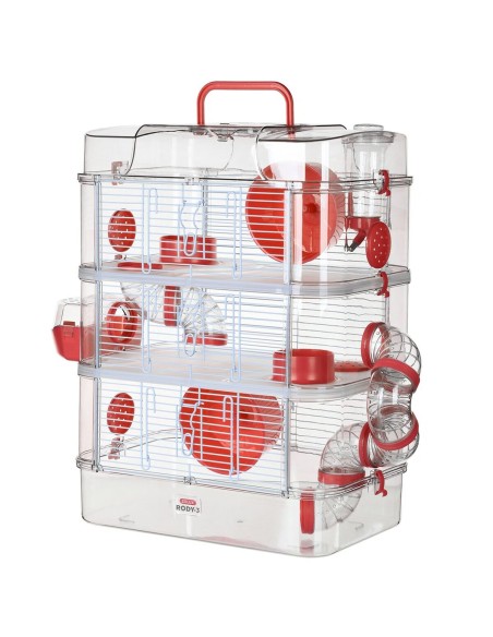 Cage Zolux Rody3 Métal Plastique 41 x 36 x 27 cm (1 Pièce)