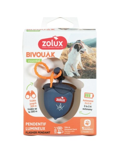 Collier pour Chien Zolux BIVOUAK Bleu