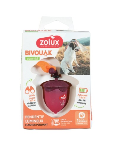 Pendentif Zolux BIVOUAK Rouge Plastique Silice